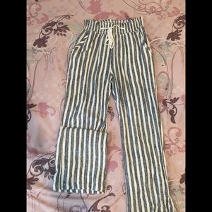 Striped Flowy Pants Size S